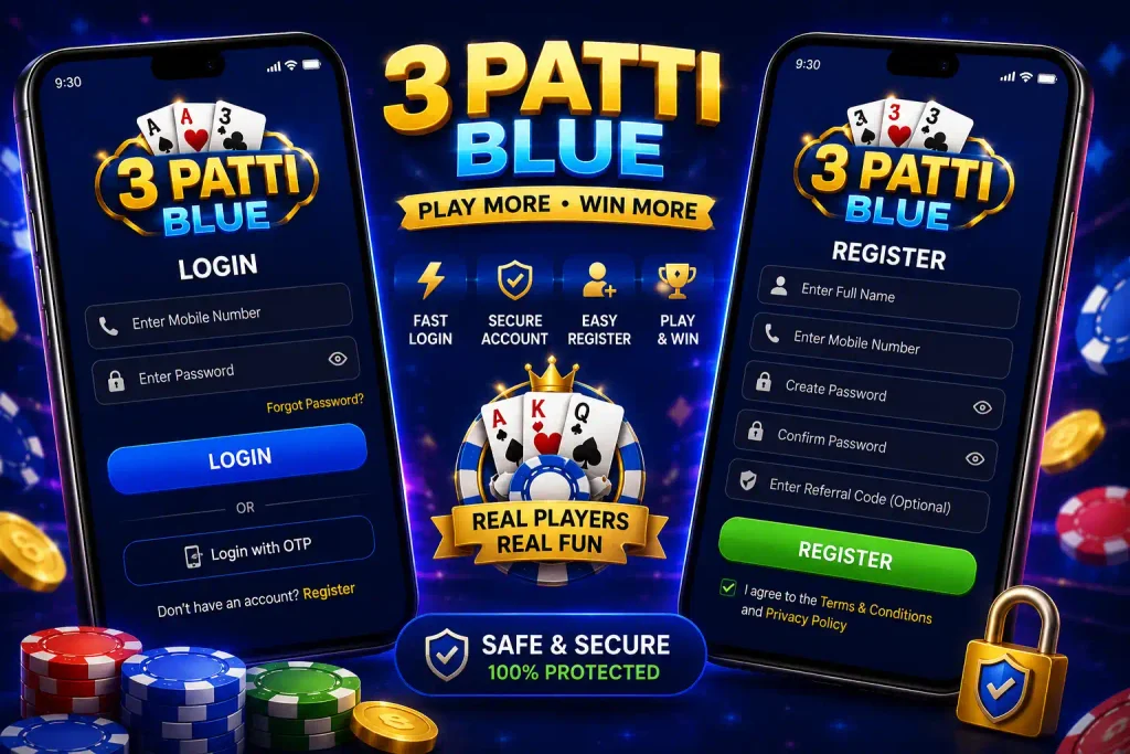 3patti login and register easy steps